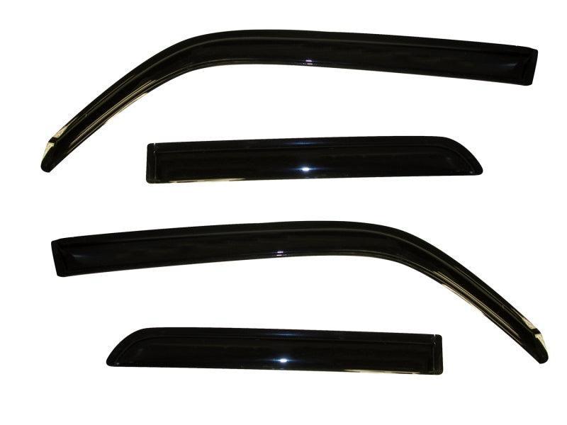 AVS 10-18 Toyota 4Runner Ventvisor Outside Mount Window Deflectors 4pc - Smoke AVS Wind Deflectors  AXOPROS