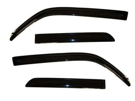 AVS 10-18 Toyota 4Runner Ventvisor Outside Mount Window Deflectors 4pc - Smoke AVS Wind Deflectors  AXOPROS