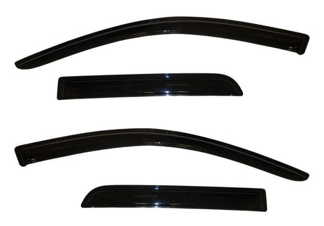 AVS 11-13 Mitsubishi Outlander Sport Ventvisor Outside Mount Window Deflectors 4pc - Smoke AVS Wind Deflectors  AXOPROS