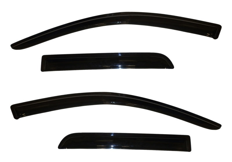 AVS 11-13 Mitsubishi Outlander Sport Ventvisor Outside Mount Window Deflectors 4pc - Smoke AVS Wind Deflectors  AXOPROS