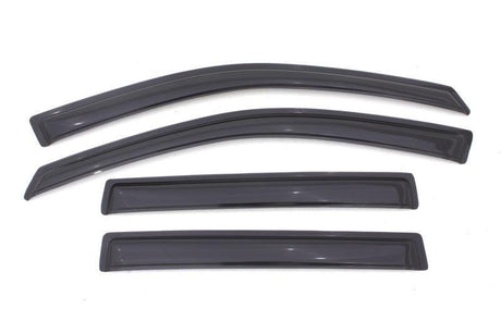 AVS 11-17 Jeep Compass (Old Body Style) Ventvisor Outside Mount Window Deflectors 4pc - Smoke AVS Wind Deflectors  AXOPROS