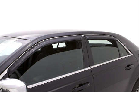 AVS 11-18 Chrysler 300 Ventvisor Outside Mount Window Deflectors 4pc - Smoke AVS Wind Deflectors  AXOPROS