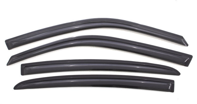AVS 11-18 Dodge Charger Ventvisor Outside Mount Window Deflectors 4pc - Smoke AVS Wind Deflectors  AXOPROS