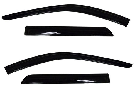 AVS 11-18 Dodge Durango Ventvisor Outside Mount Window Deflectors 4pc - Smoke AVS Wind Deflectors  AXOPROS