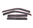 AVS 11-18 Ford Explorer Ventvisor In-Channel Front & Rear Window Deflectors 4pc - Smoke AVS Wind Deflectors  AXOPROS