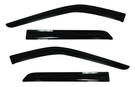 AVS 11-18 Ford Explorer Ventvisor Outside Mount Window Deflectors 4pc - Smoke AVS Wind Deflectors  AXOPROS