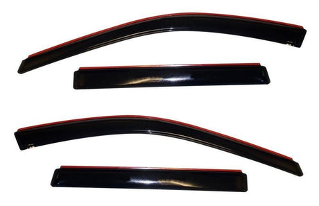 AVS 11-18 Jeep Grand Cherokee (Not L Model) Ventvisor In-Chnl FRT & RR Window Deflectors 4pc - Smk AVS Wind Deflectors  AXOPROS