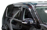 AVS 11-18 Mitsubishi Outlander (Excl. Sport) Ventvisor Outside Mount Window Deflectors 4pc - Smoke AVS Wind Deflectors  AXOPROS