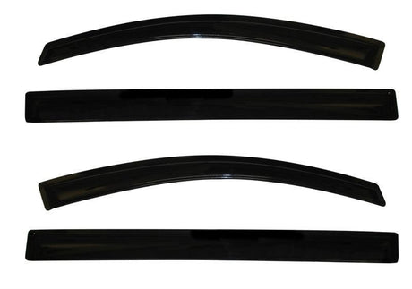 AVS 11-18 Toyota Sienna Ventvisor Outside Mount Window Deflectors 4pc - Smoke AVS Wind Deflectors  AXOPROS