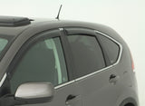 AVS 12-16 Honda CR-V Ventvisor Outside Mount Window Deflectors 4pc - Smoke AVS Wind Deflectors  AXOPROS