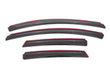 AVS 12-18 Ford Focus Ventvisor In-Channel Front & Rear Window Deflectors 4pc - Smoke AVS Wind Deflectors  AXOPROS