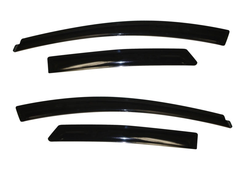 AVS 12-18 Ford Focus Ventvisor Outside Mount Window Deflectors 4pc - Smoke AVS Wind Deflectors  AXOPROS