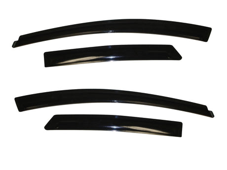 AVS 12-18 Ford Focus Ventvisor Outside Mount Window Deflectors 4pc - Smoke AVS Wind Deflectors  AXOPROS