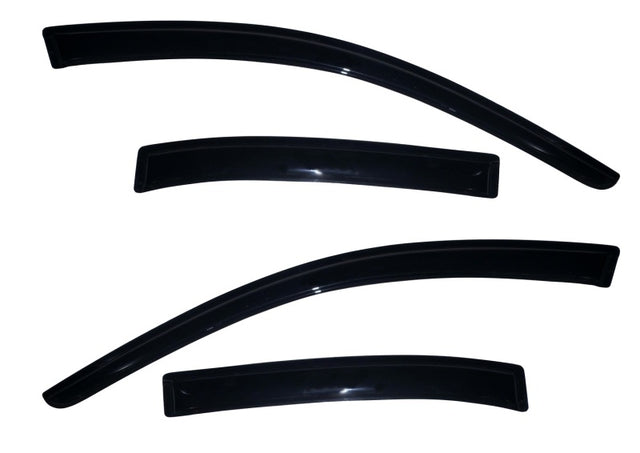 AVS 13-15 Chevy Malibu Ventvisor Outside Mount Window Deflectors 4pc - Smoke AVS Wind Deflectors  AXOPROS
