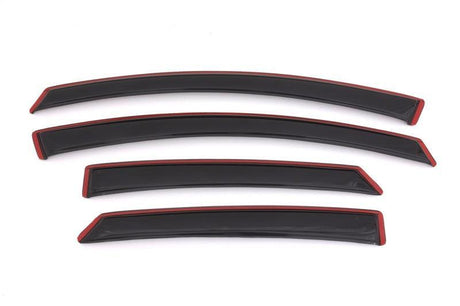 AVS 13-18 Ford Fusion Ventvisor In-Channel Front & Rear Window Deflectors 4pc - Smoke AVS Wind Deflectors  AXOPROS