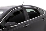 AVS 13-18 Ford Fusion Ventvisor In-Channel Front & Rear Window Deflectors 4pc - Smoke AVS Wind Deflectors  AXOPROS