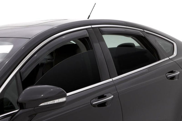 AVS 13-18 Ford Fusion Ventvisor In-Channel Front & Rear Window Deflectors 4pc - Smoke AVS Wind Deflectors  AXOPROS