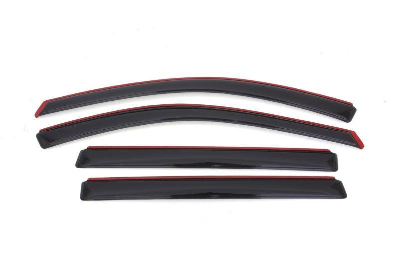 AVS 13-18 Nissan Pathfinder Ventvisor In-Channel Front & Rear Window Deflectors 4pc - Smoke AVS Wind Deflectors  AXOPROS