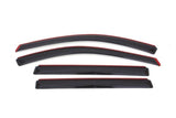 AVS 13-18 Nissan Pathfinder Ventvisor In-Channel Front & Rear Window Deflectors 4pc - Smoke AVS Wind Deflectors  AXOPROS
