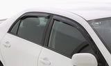 AVS 13-18 Nissan Sentra Ventvisor In-Channel Front & Rear Window Deflectors 4pc - Smoke AVS Wind Deflectors  AXOPROS