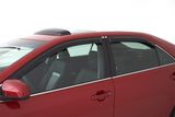 AVS 14-17 Nissan Rogue (Excl. Sport Model) Ventvisor Outside Mount Window Deflectors 4pc - Smoke AVS Wind Deflectors  AXOPROS