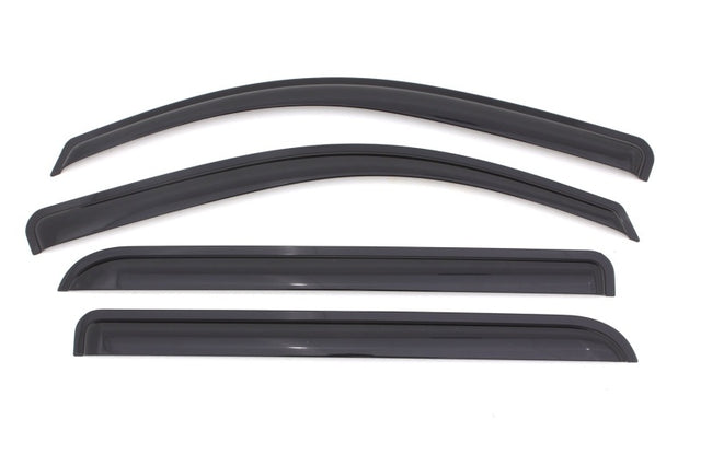 AVS 15-18 Chevy Silverado 2500 Crew Cab Ventvisor Outside Mount Window Deflectors 4pc - Smoke AVS Wind Deflectors  AXOPROS