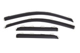 AVS 15-18 Chevy Silverado 2500 Ext. Cab Ventvisor Front & Rear Window Deflectors 4pc - Smoke AVS Wind Deflectors  AXOPROS