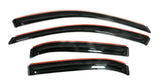 AVS 15-18 Ford Edge Ventvisor In-Channel Front & Rear Window Deflectors 4pc - Smoke AVS Wind Deflectors  AXOPROS