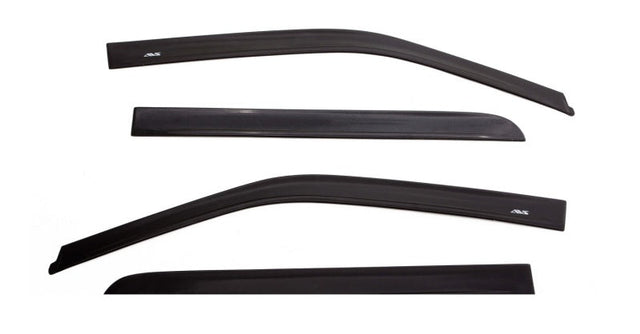 AVS 15-18 Ford F-150 Supercrew Ventvisor In-Channel Front & Rear Window Deflectors 4pc - Smoke AVS Wind Deflectors  AXOPROS