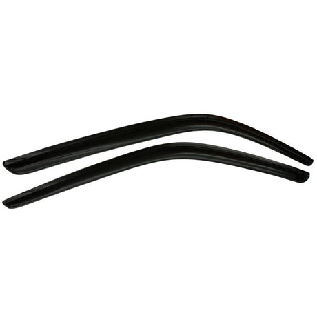 AVS 15-18 Ford Mustang Ventvisor Outside Mount Window Deflectors 2pc - Smoke AVS Wind Deflectors  AXOPROS
