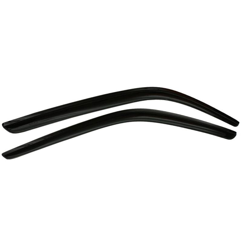AVS 15-18 Ford Mustang Ventvisor Outside Mount Window Deflectors 2pc - Smoke AVS Wind Deflectors  AXOPROS