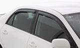 AVS 16-18 Mazda 2 Ventvisor In-Channel Front & Rear Window Deflectors 4pc - Smoke AVS Wind Deflectors  AXOPROS