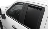AVS 17-18 Ford F-250 Super Duty Supercrew Ventvisor Front & Rear Window Deflectors 4pc - Smoke AVS Wind Deflectors  AXOPROS