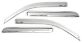 AVS 20-22 Chevrolet Silverado 1500 LTD Ext. Cab/DC F&R Ventvisor Window Deflectors 4pc - Chrome AVS Wind Deflectors  AXOPROS