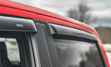 AVS 2019 GMC 1500 Extended Cab Ventvisor Outside Mount Window Deflectors 4pc - Smoke AVS Wind Deflectors  AXOPROS