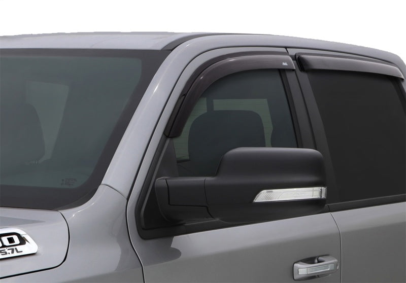 AVS 2019 Ram Quad Cab Ventvisor Outside Mount Window Deflectors 4pc - Smoke AVS Wind Deflectors  AXOPROS