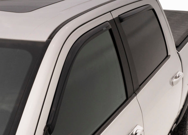 AVS 22-23 Toyota Tundra Ext. Cab/DC Ventvisor Front & Rear Window Deflectors 4pc - Smoke AVS Wind Deflectors  AXOPROS