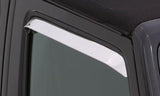 AVS 65-78 Volkswagen Beetle Ventshade Window Deflectors 2pc - Stainless AVS Wind Deflectors  AXOPROS