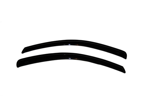 AVS 88-93 Ford Mustang (Excl. T-Top) Ventvisor Outside Mount Window Deflectors 2pc - Smoke AVS Wind Deflectors  AXOPROS