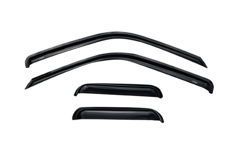 AVS 88-99 Chevy CK Ext. Cab Ventvisor Outside Mount Window Deflectors 4pc - Smoke AVS Wind Deflectors  AXOPROS