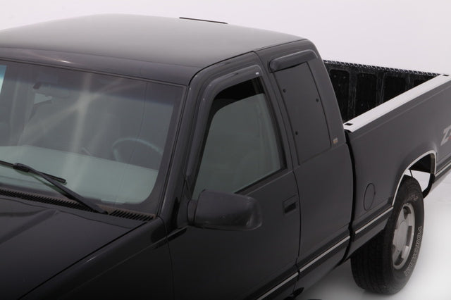 AVS 88-99 Chevy CK Ext. Cab Ventvisor Outside Mount Window Deflectors 4pc - Smoke AVS Wind Deflectors  AXOPROS