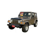 AVS 97-06 Jeep Wrangler Ventvisor Outside Mount Window Deflectors 2pc - Smoke AVS Wind Deflectors  AXOPROS