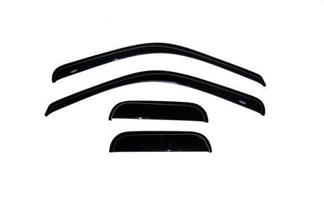 AVS 99-16 Ford F-250 Supercab Ventvisor Outside Mount Window Deflectors 4pc - Smoke AVS Wind Deflectors  AXOPROS