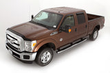 AVS 99-16 Ford F-250 Supercab Ventvisor Outside Mount Window Deflectors 4pc - Smoke AVS Wind Deflectors  AXOPROS
