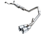 AWE 0FG Exhaust for 3rd Gen Toyota Tundra - Dual Chrome Silver Tips AWE Tuning Catback  AXOPROS