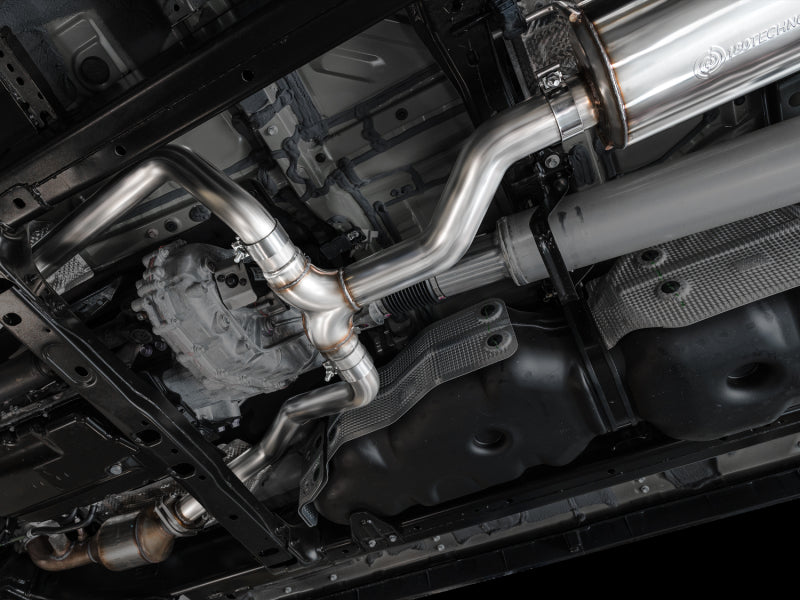 AWE 0FG Exhaust for 3rd Gen Toyota Tundra - Dual Chrome Silver Tips AWE Tuning Catback  AXOPROS