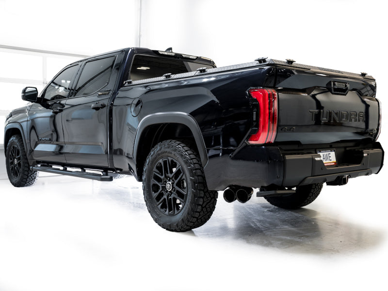 AWE 0FG Exhaust for 3rd Gen Toyota Tundra - Dual Diamond Black Tips AWE Tuning Catback  AXOPROS