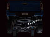 AWE 16-22 Toyota Tacoma 0FG Catback Exhaust w/ BashGuard - Dual Diamond Black Tips AWE Tuning Catback  AXOPROS