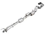 AWE 16-22 Toyota Tacoma 0FG Catback Exhaust w/ BashGuard - Dual Diamond Black Tips AWE Tuning Catback  AXOPROS