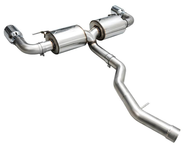 AWE 19-23 BMW 330i / 21-23 BMW 430i Base G2X Touring Axle Back Exhaust - Chrome Silver AWE Tuning Axle Back  AXOPROS